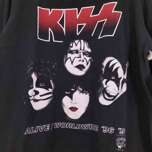 ウォールオブフェイム wall of fame ALIVE WORLDWIDE 96-97 プリント L/S バンド Tシャツ メンズ