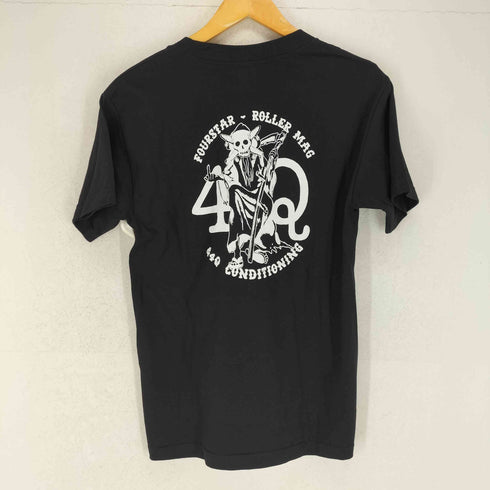 フォースター FOURSTAR × 4Q CONDITIONING 両面プリント 半袖Tシャツ カットソー メンズ JPN:S