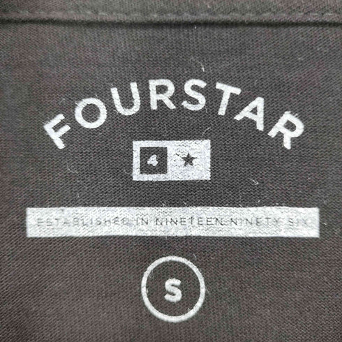 フォースター FOURSTAR × 4Q CONDITIONING 両面プリント 半袖Tシャツ カットソー メンズ JPN:S