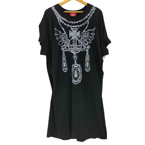 ヴィヴィアンウエストウッドレッドレーベル Vivienne Westwood RED LABEL Rubber Necklace ラバージュエリーネックレス プリントトップ レディース 00