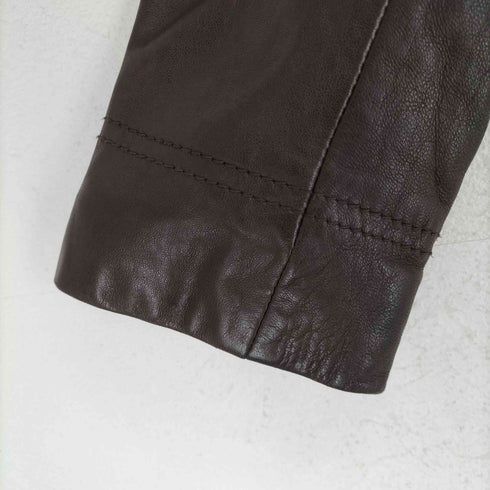 バナナリパブリック BANANA REPUBLIC フロントチンストラップレザージャケット レディース XS