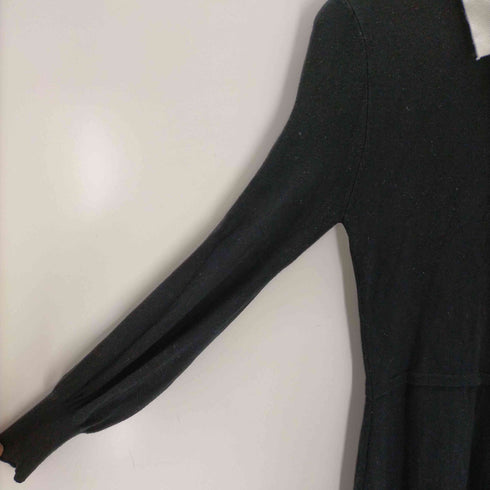 ザラ ZARA バイカラーニットワンピ―ス レディース import:M