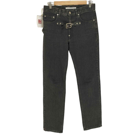 ジョンローレンスサリバン JOHN LAWRENCE SULLIVAN FRONT SIDE BELTED DENIM PANTS メンズ 46