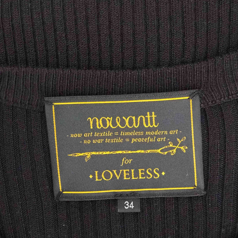 ラブレス LOVELESS 花柄ニットロングワンピース レディース 34