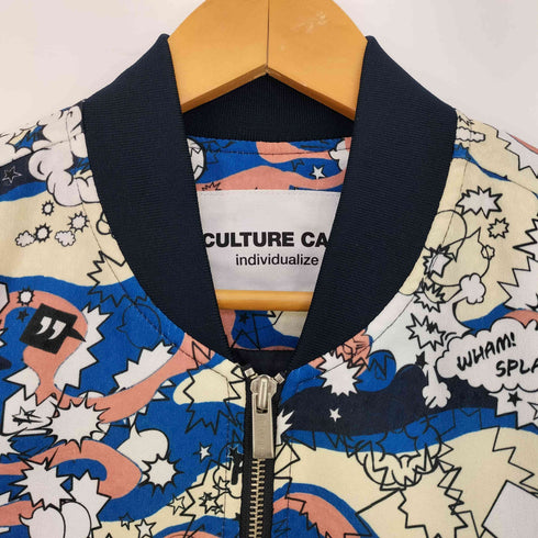 culture call 総柄 ジップアップブルゾン メンズ FREE