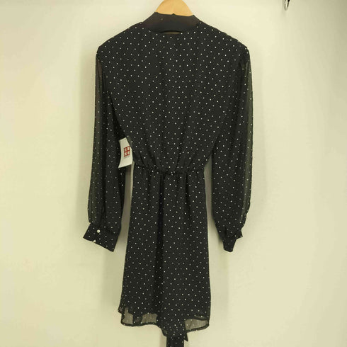 ザラ ZARA ベルテッド ラメドットシアーワンピース レディース USA XS
