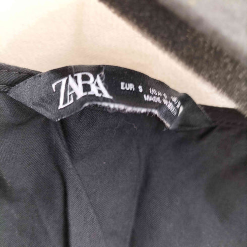 ザラ ZARA ソフトストレッチノースリーブドレスワンピース レディース USA S