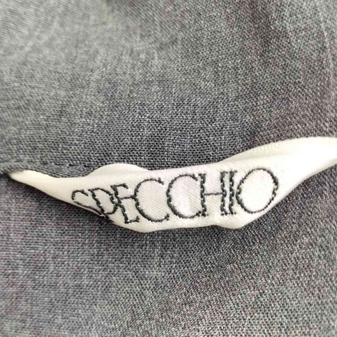 スペッシオ SPECCHIO スキッパーノースリーブワンピース レディース 40