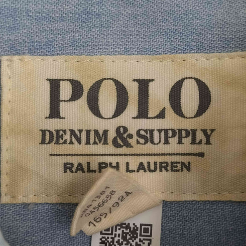 ポロラルフローレン POLO RALPH LAUREN DENIM&SUPPLY ポニー刺繍 デニムシャツ メンズ import:M