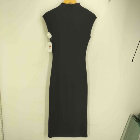 ザラ ZARA CUT OUT GABARDINE MIDI DRESS カットアウト ノースリーブロングワンピース レディース USA S