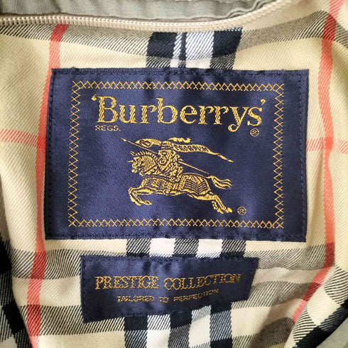 バーバリーズ BURBERRYS PRESTIGE COLLECTION 裏地ノヴァチェックステンカラーコート メンズ 165