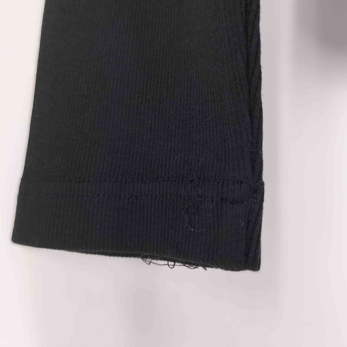 ラコステ LACOSTE ロゴ刺繍 タートルネック ストレッチ リブニット レディース 40