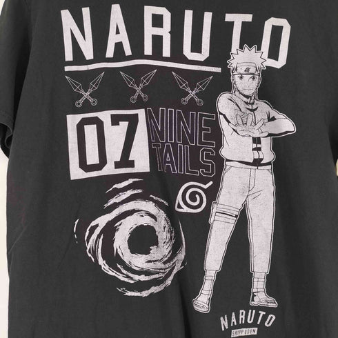 キャラクタープリントクルーネックTシャツ メンズ JPN:L