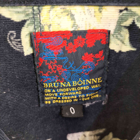 ブルーナボイン BRU NA BOINNE バラ 細畝コーデュロイシャツ メンズ JPN:0