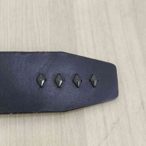 GENUINE LEATHER スタッズベルト メンズ