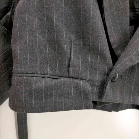 ザラ ZARA ストライプ ディストラクト ブレザー レディース import:XS