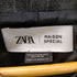 ザラ ZARA ストライプ ディストラクト ブレザー レディース import:XS