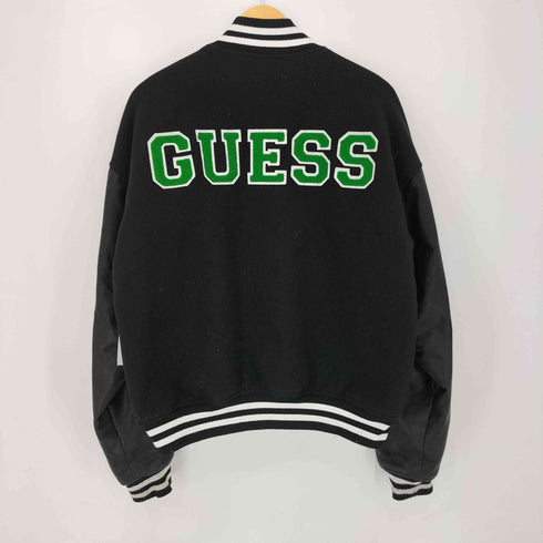 ゲス GUESS レザー 切り返し スタジャン メンズ import:L