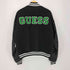 ゲス GUESS レザー 切り返し スタジャン メンズ import:L
