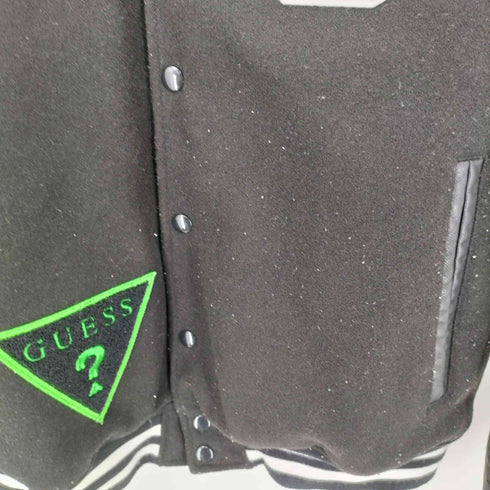 ゲス GUESS レザー 切り返し スタジャン メンズ import:L