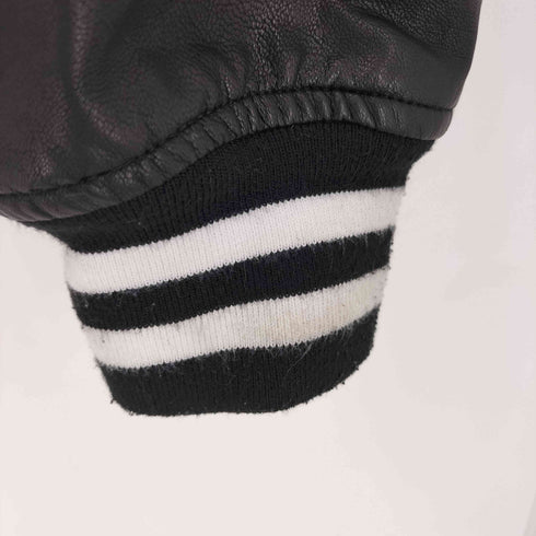 ゲス GUESS レザー 切り返し スタジャン メンズ import:L