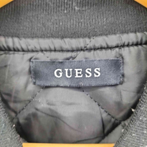 ゲス GUESS レザー 切り返し スタジャン メンズ import:L