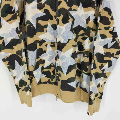 アベイシングエイプ A BATHING APE Classics 1ST CAMO STA カモ 迷彩柄 フルジップ パーカー メンズ JPN:M