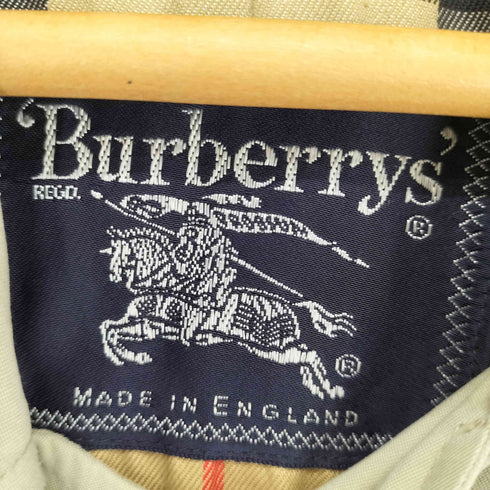 バーバリーズ BURBERRYS MADE IN ENGLAND 裏地ノヴァチェックステンカラーコート メンズ