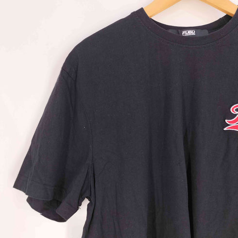 フブ FUBU ロゴ刺繍 クルーネック Tシャツ メンズ import:M