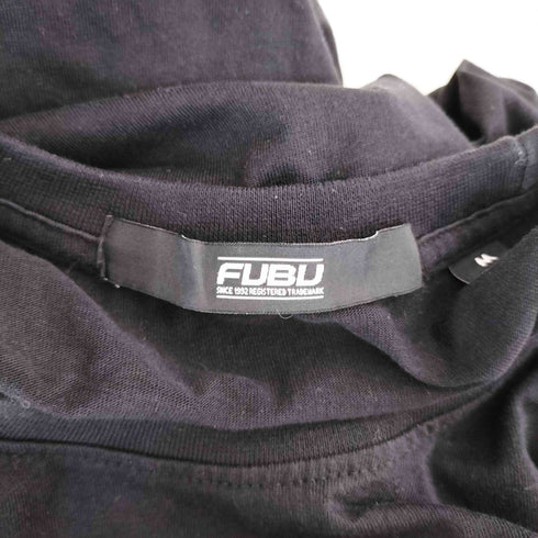 フブ FUBU ロゴ刺繍 クルーネック Tシャツ メンズ import:M