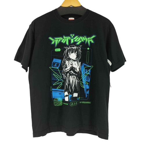 キャラクタープリントクルーネックTシャツ メンズ JPN:L