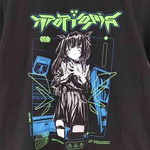 キャラクタープリントクルーネックTシャツ メンズ JPN:L