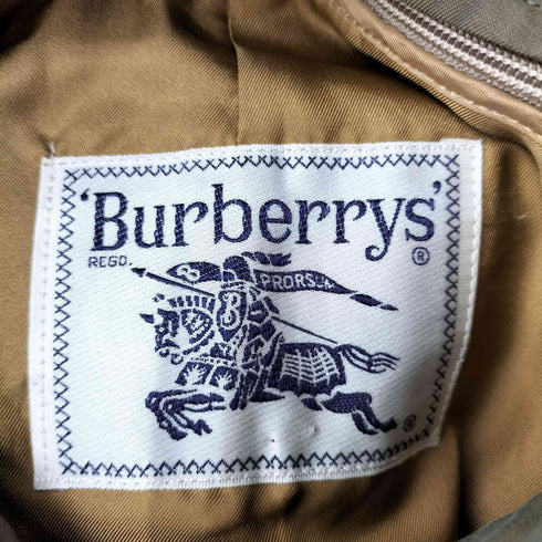 バーバリーズ BURBERRYS ウールライナー付き 裏地チェック 玉虫ステンカラーコート レディース 11AB3