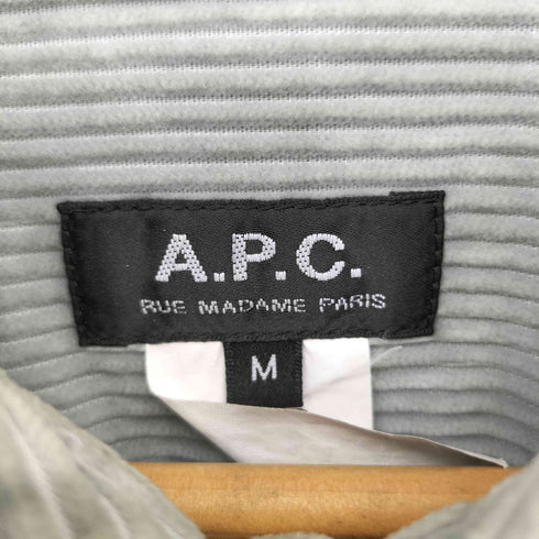 アーペーセー A.P.C. 太畝コーデュロイシャツ メンズ import:M
