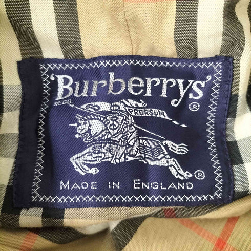 バーバリーズ BURBERRYS ノヴァチェックウールライナー付きステンカラーコート メンズ 170
