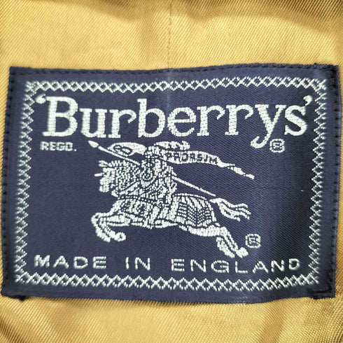 バーバリーズ BURBERRYS MADE IN ENGLAND 裏地ノヴァチェックステンカラーコート メンズ