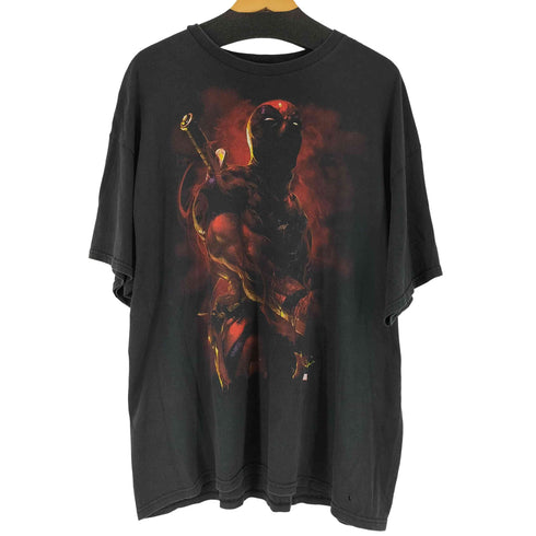 キャラクタープリントクルーネックTシャツ メンズ