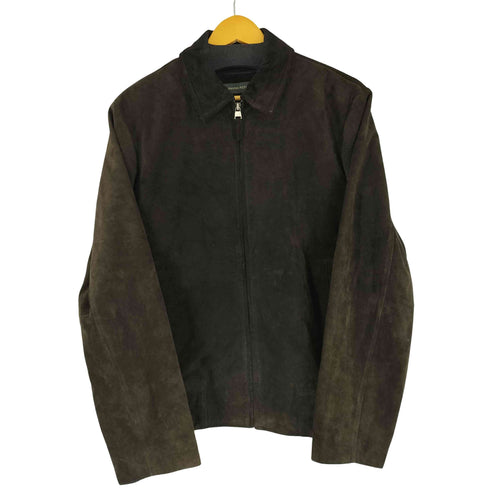 バナナリパブリック BANANA REPUBLIC 00s スウェードレザー スイングトップ メンズ JPN:M