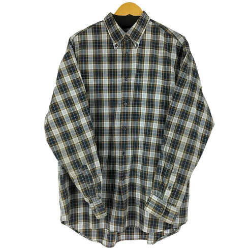 ギャップ Gap 00s チェックボタンダウンシャツ メンズ JPN:L
