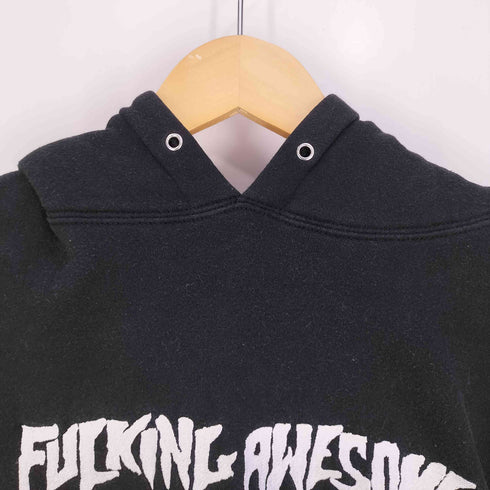 ファッキンオーサム FUCKING AWESOME ロゴ刺繍 プルオーバーパーカー メンズ import:S