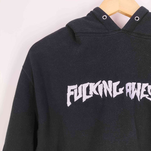 ファッキンオーサム FUCKING AWESOME ロゴ刺繍 プルオーバーパーカー メンズ import:S