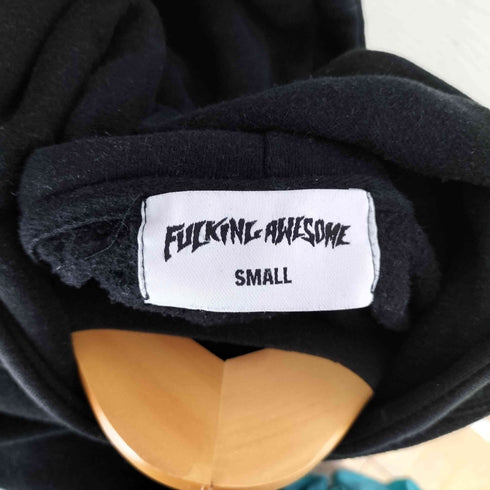 ファッキンオーサム FUCKING AWESOME ロゴ刺繍 プルオーバーパーカー メンズ import:S