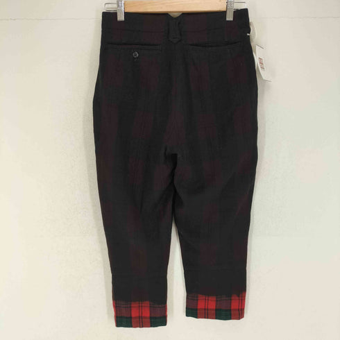 ブラックコムデギャルソン BLACK COMME des GARCONS 10AW チェックウールジョッパーズパンツ レディース JPN:XS