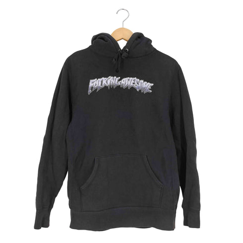 ファッキンオーサム FUCKING AWESOME ロゴプリント プルオーバーパーカー メンズ import:M
