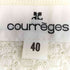 クレージュ courreges スクエアネック リボンニット レディース 40