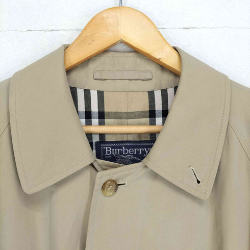 バーバリーズ BURBERRYS MADE IN ENGLAND 裏地ノヴァチェックステンカラーコート C100 メンズ