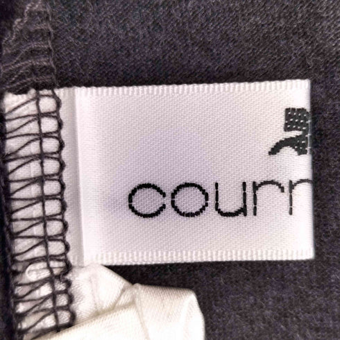 クレージュ courreges デカロゴ クルーネックTシャツ レディース 9R