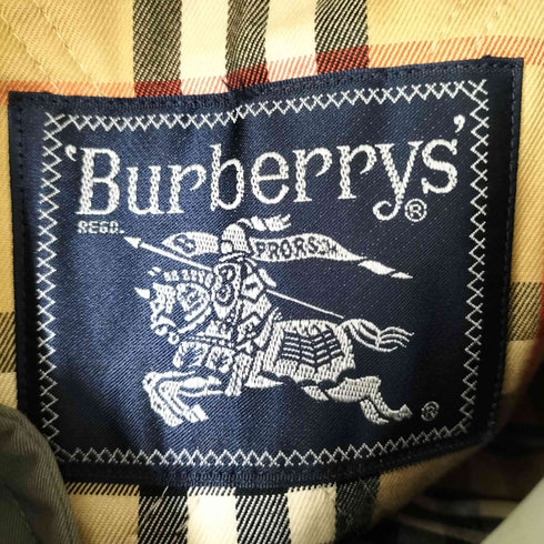 バーバリーズ BURBERRYS キルティングライナー付き 裏地ノヴァチェックステンカラーコート メンズ 165