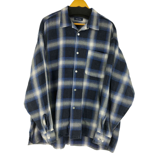 ノーティカ NAUTICA オンブレ開襟シャツ メンズ JPN:XL