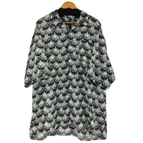 サウスポール SOUTHPOLE 総柄転写プリント S/S 開襟シャツ メンズ JPN:XL